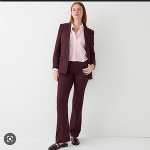 NWT Willa Blazer and Willa Full Length Flare Pant in Italian city wool.